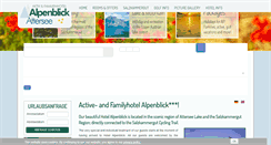 Desktop Screenshot of hotel-alpenblick.co.at