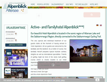 Tablet Screenshot of hotel-alpenblick.co.at